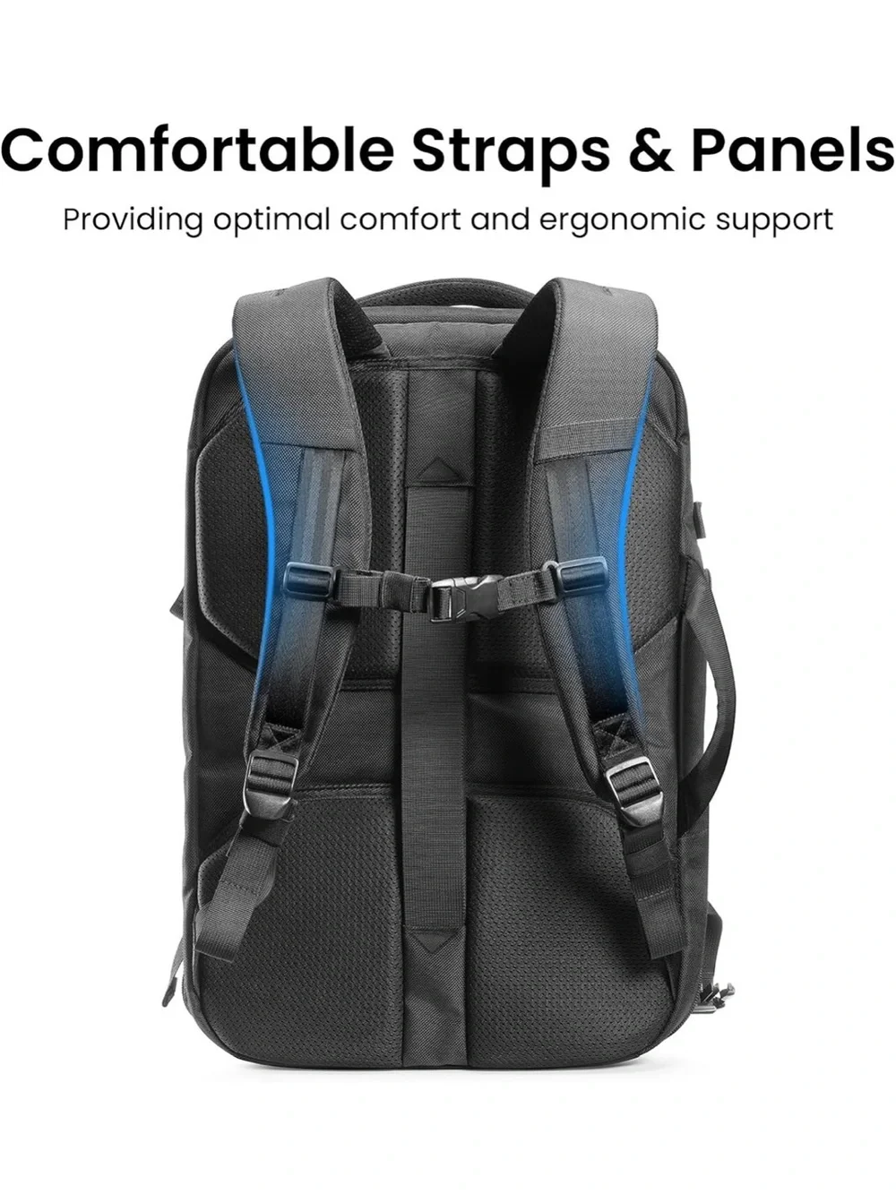 Tomtoc black backpack